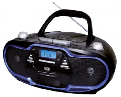 RADIO CASSETTE TREVI CMP 574 USB PORTAB. RADIO REC. CD PLAYER +USB BLUE