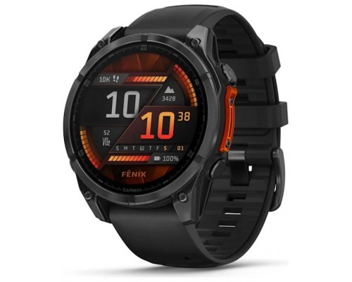 SMARTWATCH GARMIN FENIX 8 AMOLED 47MM ACERO NEGRO