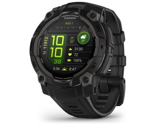SMARTWATCH GARMIN INSTINCT 3 45MM AMOLED NEGRO CORREA NEGRA