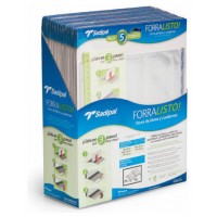 BLISTER 5 FUNDAS DE FORRO CON 2 SOLAPAS AJUSTABLES 28 CM SADIPAL 02207 (Espera 4 dias)