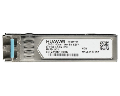 HUAWEI OPTICAL TRANSCEIVER,ESFP,GE,SINGLE-MODE MODULE(1310NM,10KM,LC) (Espera 4 dias)