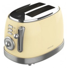 TOSTADOR VERTICAL CECOTEC TOAST AND TASTE 800 VINTAGE LIGHT YELLOW