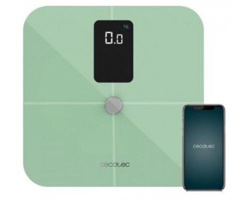 BASCULA DE BAÑO CECOTEC SURFACE PRECISION 10400 SMART HEALTHY VISION GREEN