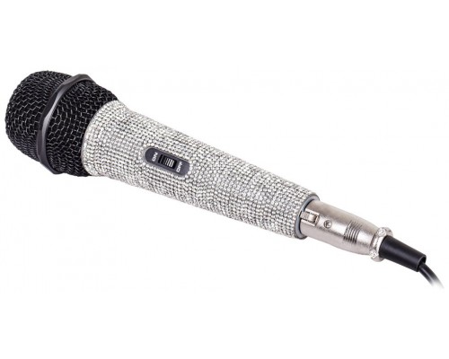 MICROFONO TREVI UNIDIRECCIONAL EFECTO DIAMANTE CON CABLE EM 30 STAR