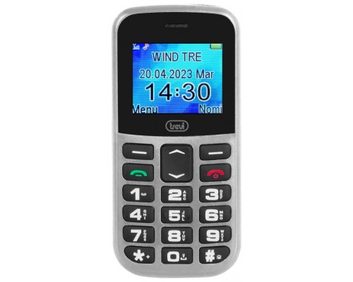 TELEFONO TREVI MAX 20 SENIOR PHONE BIG BUTTON FUNCION S.O.S. SILVER