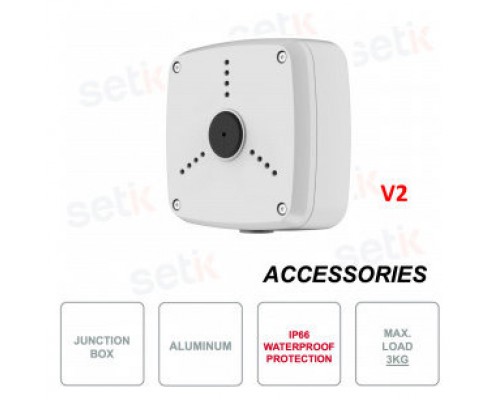 DAHUA - DH-PFA122A - WATER-PROOF JUNCTION BOX. ALUMINIUM (Espera 4 dias)