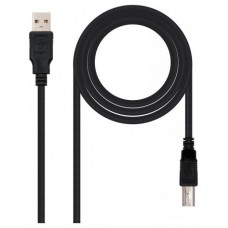 Nanocable - Cable USB 2.0 para impresora de 4,5m