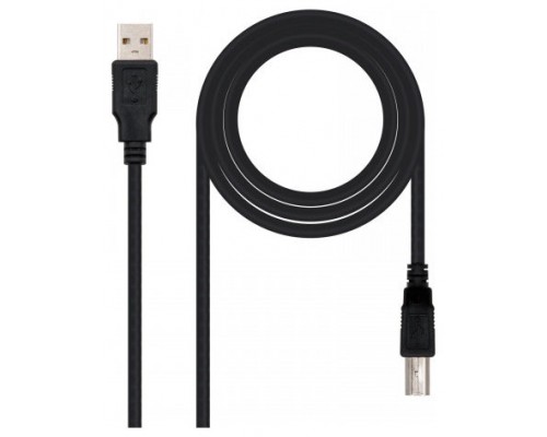 Nanocable - Cable USB 2.0 para impresora de 4,5m