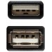 USB 2.0, A/M-A/H, 1 m, Negro