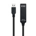 NANOCABLE Cable USB 3.0 prolongador con amplificador, tipo A/M-A/H, 15m, 15 m, USB A, USB A, USB 3.2 Gen 1 (3.1 Gen 1), 5 Gbit/s, Negro