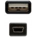 CABLE USB 2.0, TIPO A/M-MINI USB 5PIN/M, 1.0 M