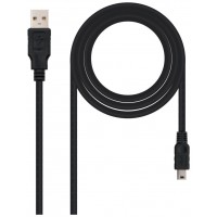 Nanocable - Cable USB 2.0 de 1,8m conexion A/M-MINI