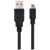 USB 2.0, A/M-Mini USB 5pin/M, 1.8 m, Negro
