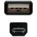 USB 2.0, A/M-Micro USB B/M, 1.8 m, Negro