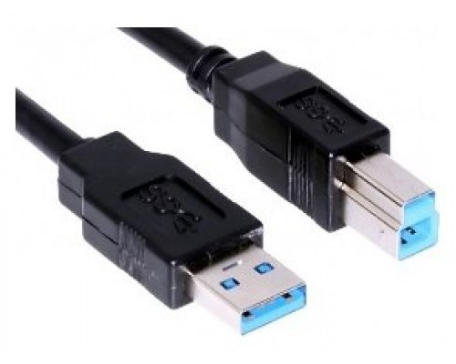 USB 3.0, A-M/B-M, Negro, 2m