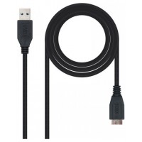 Nanocable - Cable USB 3.0 de 1m conexion A/M-MICRO B/M