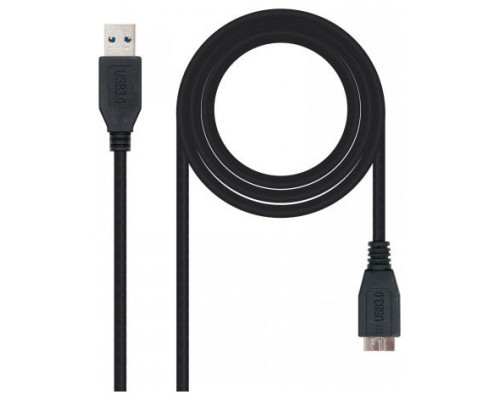 Nanocable - Cable USB 3.0 de 1m conexion A/M-MICRO B/M