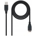 USB 3.0, 1.0 m, A/M-Micro B/M, Negro