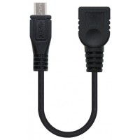 Nanocable - Cable USB 2.0 OTG de 15cm conexion MICRO