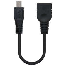 Nanocable - Cable USB 2.0 OTG de 15cm conexion MICRO