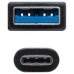 CABLE USB 3.1 GEN2 10Gbps 3A, TIPO USB-C/M-A/M, NEGRO,