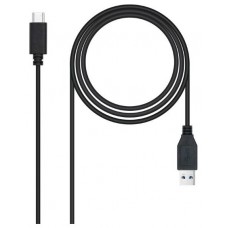 Cable USB 3.1, Gen2 10 Gbps 3A, tipo USB-C/M-A/M,