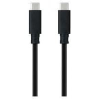 CABLE USB 3.1 GEN2 5A USB-C/M-USB-C/M NEGRO 1.5 M