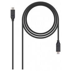 CABLE USB 3.1 GEN2 10Gbps 3A, TIPO USB-C/M-USB-C/M,