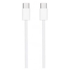 Cable USB-C 2.0 60W 3A, USB-C/M-USB-C/M, Blanco, 2 m