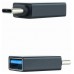 Nanocable - Adaptador USB-C/M A USB 3.1/H - Aluminio