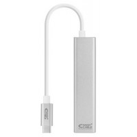 Nanocable - Conversor USB-C a Ethernet Gigabit + 3xUSB