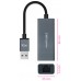 CONVERSOR USB3.0 ETHERNETGB Mbps, GRIS 15 CM