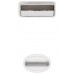 Cable Lightning a USB-A, Lightning/M -USB A/M, Blanco,