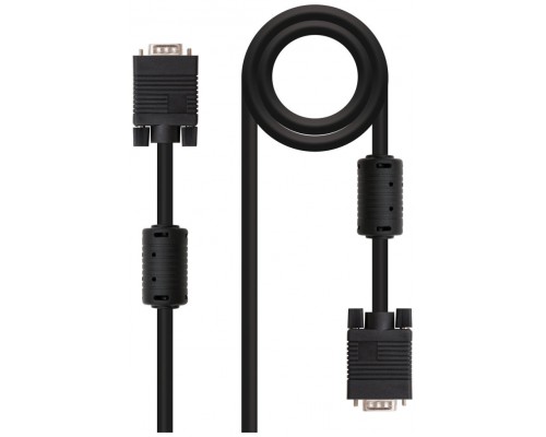 Nanocable Cable Conmutador Vga 10 M Negro