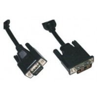 Nanocable - Cable DVI 18+5/M a VGA HDB15/M 3m Negro