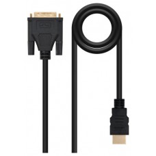 DVI A - HDMI, 3m, Negro