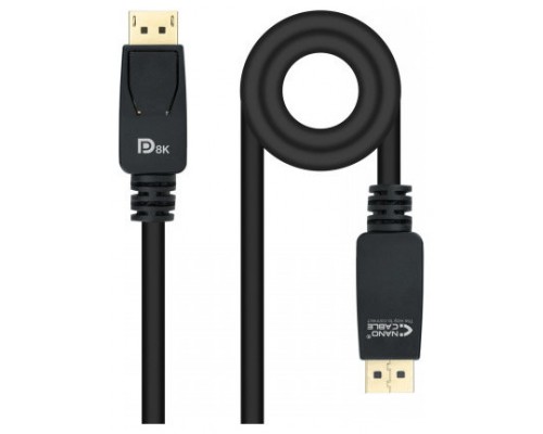 DisplayPort 1.4, 32.4 Gbps, 32 AWG, 8K x 4K@60 Hz,