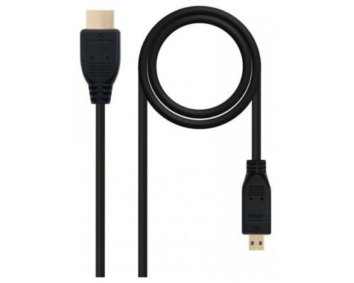 Nanocable - Cable HDMI 1.4 a Micro HDMI A/M-D/M 80cm