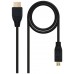 Nanocable - Cable HDMI 1.4 a Micro HDMI A/M-D/M 80cm