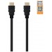CABLE HDMI V2.0 4K@60Hz 18Gbps, A/M-A/M, NEGRO, 3.0 M