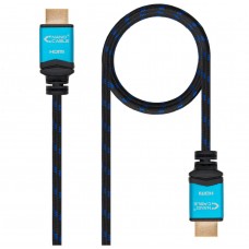 CABLE HDMI V2.0 4K@60Hz 18Gbps A/M-A/M NEGRO 0.5 M