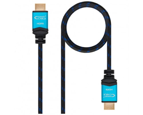 CABLE HDMI V2.0 4K@60Hz 18Gbps A/M-A/M NEGRO 0.5 M