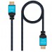 CABLE HDMI V2.0 4K@60Hz 18Gbps A/M-A/M NEGRO 1 M