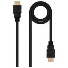 Cable HDMI V2.0 4K@60Hz 18Gbps A/M-A/M, 3 m, Negro