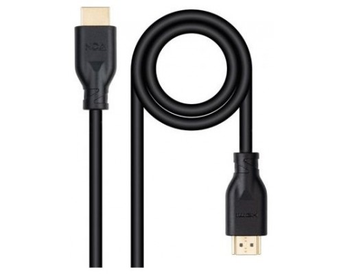 CABLE HDMI V2.0 4K@60HZ 18Gbps CCS NEGRO 1 M NANOCABLE