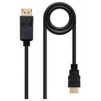 CABLE CONVERSOR DP A HDMI DPM - HDMI/M NEGRO 1 M