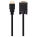 CABLE CONVERSOR HDMI A VGA, HDMI/M-VGA/M NEGRO 1.8