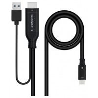 CABLE CONVERSOR HDMI A USB-C HDMI/M-USB-C/M 1.8 M