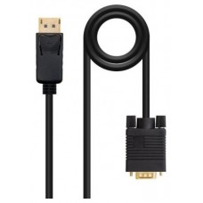 DP - DVI, M-M, 2 m, Negro