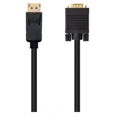 DP - VGA, M-M, 5 m, Negro